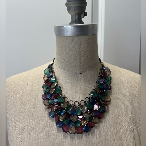 Fun Multicolor Statement Necklace - Picture 5 of 5